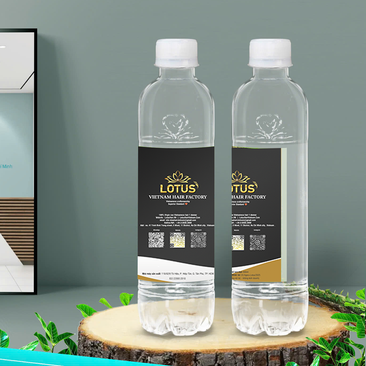 Gia công nước đóng chai 333ml  Mẫu 02